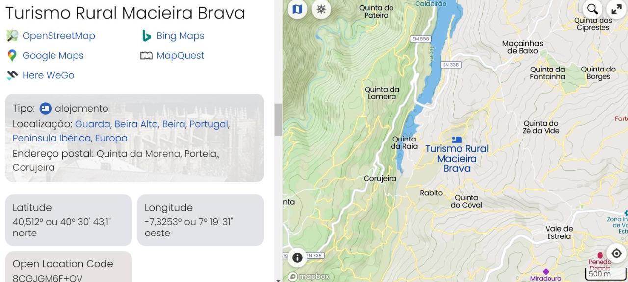 Turismo Rural Macieira Brava Гуарда Екстериор снимка
